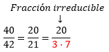 Ejemplo expresión decimal periódica