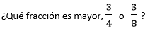 Ejemplo mismo numerador